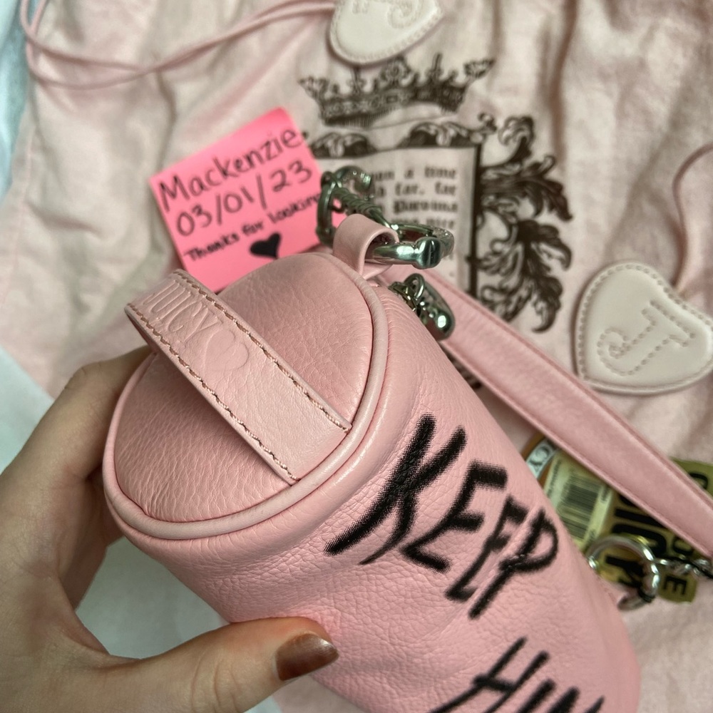 NWT ๐ RARE Juicy Couture โKeep Himโ Barrel Bag - Picture 2 of 7